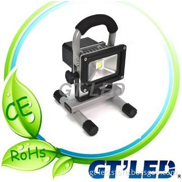 Silver color led rechargeable floodlight